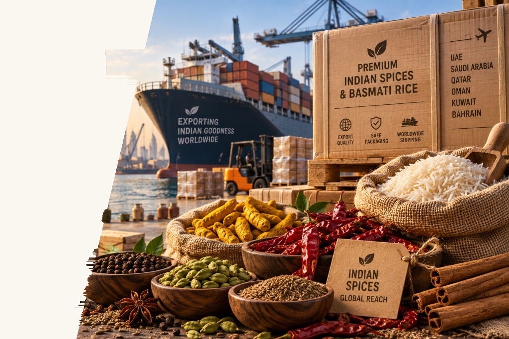 Indian Spices & Basmati Rice Exporter to the Middle East